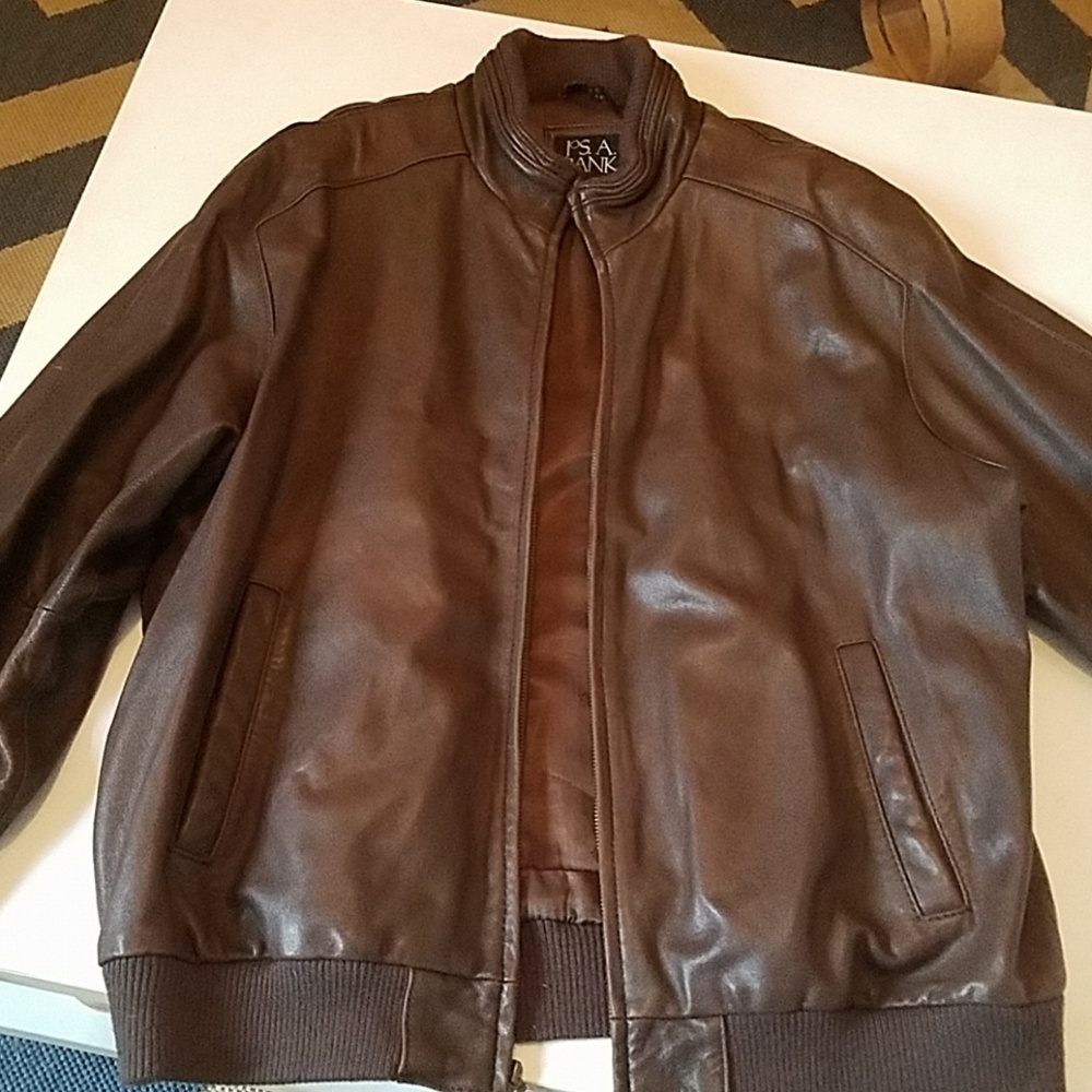 Jos A Bank Men's Leather Jacket